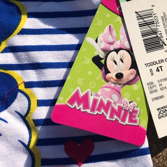 Disney’s Minnie Mouse Cutie Licensed Top 4T new with tag retro Deadstock - Picture 3 of 5
